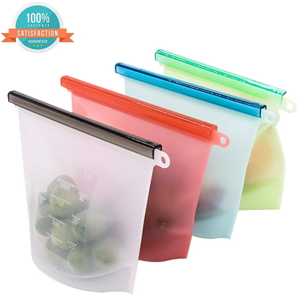 Silicone Bag Kitchen Bag Reusable BPA Free Silicone Storage Bag