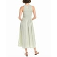 thumbnail image 2 of Madewell womens  The Melody Smocked Midi Dress, l, Green, 2 of 3
