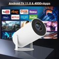 thumbnail image 3 of Projecteur Android Portable Supporte Bluetooth 245G 18 Go HDMI Mise au Point Automatique Cinéma Maison Projecteur Vidéo, 3 of 5