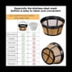thumbnail image 2 of Filtro de Café Reutilizable, Filtros de Café de Cesta Filtro de Café de Repuesto de 8-12 Tazas con Fondo de de Acero Inoxidable, 2 of 9