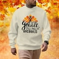 thumbnail image 3 of Mens Thanksgiving Turkey Fall Plus Size Hoodless Pullovers Fashion Sweatshirts Holiday Logo Print Clothing Tops, 3 of 4