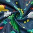 thumbnail image 5 of IDOPIP Toddler Baby Boys Girls Hooded Jacket Windbreaker Dinosaur Print Coat Kids Summer Autumn Long Sleeve Zip Up Lightweight Windproof Outwear 4-5 Years Blue, 5 of 10