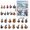 C, variant on Christmas Countdown Calendar 2025 - Advent Calendar 2D Flat Acrylic Snowman Ornaments Surprise Calendar, 24-Day Calendar Holiday Gift Box for Family And Friend