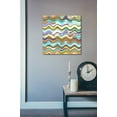 thumbnail image 3 of Epic Graffiti 'Color Wave' by Zigen Tanabe, Acrylic Glass Wall Art, 24"x24", 3 of 5