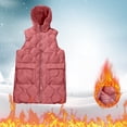 thumbnail image 4 of Brnmxoke Puffer Vest for Women Sleeveless,Womens Long Puffer Vest Women's Down Coats & Jackets Winter Coats Sleeveless Warm Zip Up Jacket Best Outerwear, 4 of 4