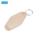 thumbnail image 3 of Unique Bargains Vintage Motel Keychain Blank Hotel Keychains Rhombus Retro Key Tag, Khaki, 16 Pack, 3 of 7