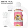 thumbnail image 3 of Rocae A Funny Cat for Men's Basketball Jersey Lightweight and Breathable Athletic Tank Top,Quick-Drying Sports Jersey, 3 of 9
