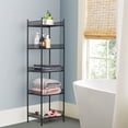 thumbnail image 6 of 5 Tier Shelving Unit, Wire Shelving Unit Metal Storage Shelf Free Standing Storage Rack, Wire Organisation Racking Shelves for Pantry Kitchen Livingroom Bathroom Office, 6 of 6