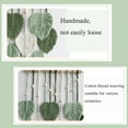 thumbnail image 3 of Macrame Wall Hanging Leaves - Large Chic Feather Boho Decor, Handmade Yarn Woven Art Leaf Tapestry for Nursery, Bedroom, Living Room, 3 of 7