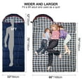 thumbnail image 2 of RedSwing Heated Sleeping Bag for Winter Camping Backpacking, Cold Weather Zero Degree Adults Sleeping Bag with 4lbs Filling, 2 of 6