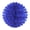 Blue, variant on Club Pack of 12 Blue Tissue Flutter Ball Hanging Decorations 19"