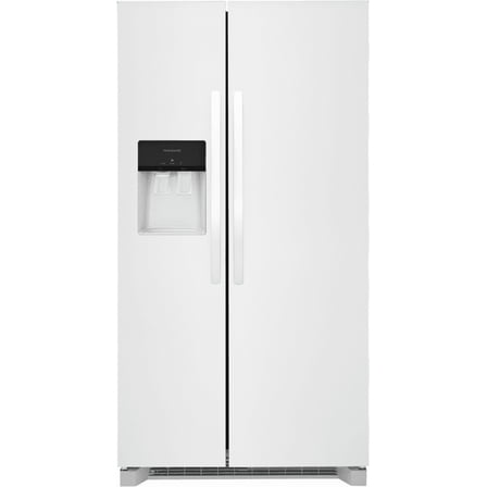 Frigidaire FRSS2623AW 26 Cu. Ft. 36'' Standard Depth Side-by-Side Refrigerator, White