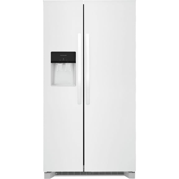 Frigidaire FRSS2623AW 26 Cu. Ft. 36'' Standard Depth Side-by-Side Refrigerator, White