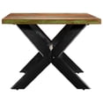 thumbnail image 2 of vidaXL Dining Table 200x100x75 cm Solid Reclaimed Wood, 2 of 5