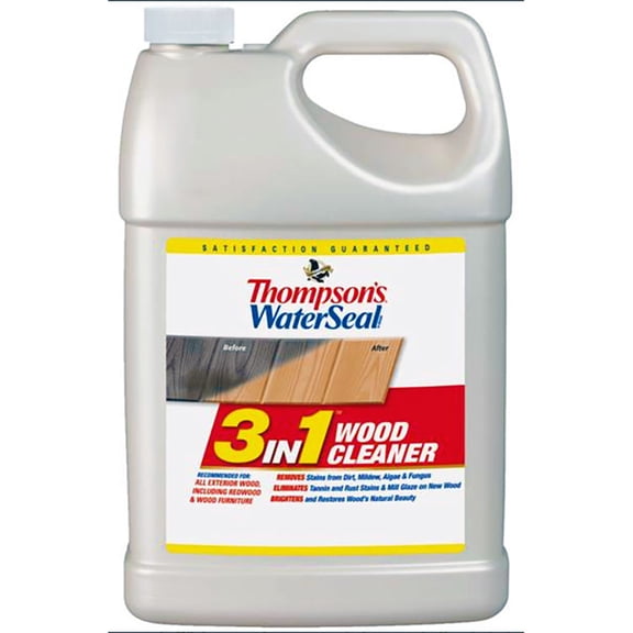Thompson's Waterseal Thompson 3 In 1 Wood Cleaner, 1 Gallon