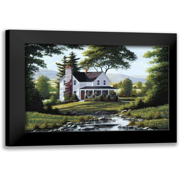 Saunders, Bill 14x11 Black Modern Framed Museum Art Print Titled - Serenity