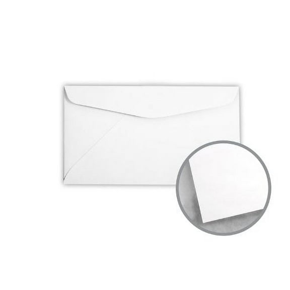 Printmaster White Envelopes - No. 6 3/4 Regular (3 5/8 x 6 1/2) 24 lb Writing Wove 500 per Box