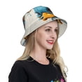 thumbnail image 6 of Xecao Cute Sunflower Blue Duck Print Men and Women Night Reflective Hat Runner Cap Visor Bucket Hat Boonie Cap, 6 of 6