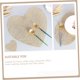 thumbnail image 5 of 6Pcs Heart Shaped Table Placemats High Temperature Resistant Dining Mats for Kitchen Table Protection and Decorative Home Supply,10cm,gold, 5 of 5