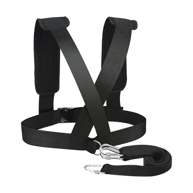 jinwen Sled Harness Kits Resistance Belt Workout Gym Fitness Resistance Rope Kit Speed Training