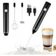 thumbnail image 1 of Dallfoll - Espumador de Leche de Mano,Recargable por USB, Máquina de Espuma Eléctrica para Café,3 Velocidades,2 Batidores,Mini Espumadora Mezcladora,Frappe Latte Cappuccino Chocolate Caliente,Negro, 1 of 5