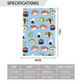 thumbnail image 6 of Sigee Kawaii Sushi for Live Happy Decorative Small Garden Flag,Double Sided Yard Flags Holiday Garden Flags for All Seasons, 6 of 9