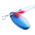 thumbnail image 3 of 5Pcs Trouts Fishing Spoons Lures Fishing Spinner Hard Baits with Treble Hook, 3 of 8