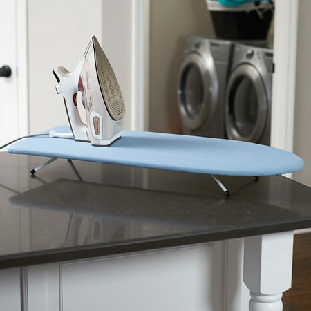 Household Essentials Tabletop Ironing Board Blue