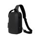 thumbnail image 4 of Bolso de mano para hombre, bolso de pecho, bolso de mano, bolso de hombro deportivo para montar a caballo, viajes, compras Negro, 4 of 8