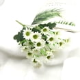 thumbnail image 3 of CQCYD St Patrick's Day Artificial Flowers, Little Simulation Bouquet Chamomile Wedding Home Decoration Chrysanthemum Jumping Orchid Chrysanthemum Small Fresh Silk Flower for Table Centerpiece Party, 3 of 8