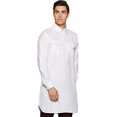 thumbnail image 1 of Devyom Men's Cotton Pathani Regular Fit Kurta (White, 42), 1 of 1