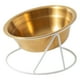 thumbnail image 1 of Cuenco de acero inoxidable para gatos y perros, cuenco para beber, cuenco para comida, protege las vértebras cervicales, 1 of 5