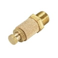 thumbnail image 3 of Sintered Bronze Exhaust Muffler Top Adjustable G1/8 Air Muffler Air Flow Speed Controller Flow Control Muffler 2pcs, 3 of 3