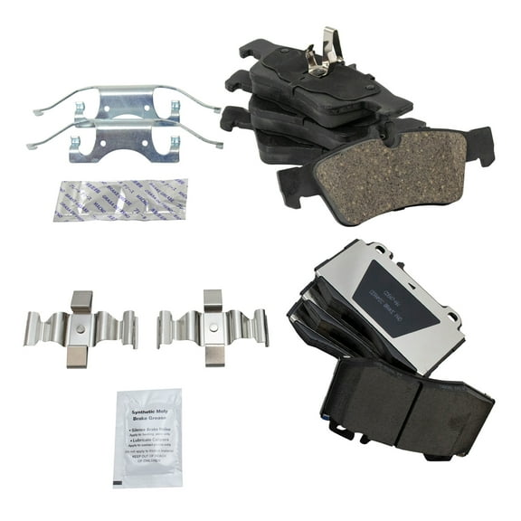 Premium Posi Ceramic Brake Pad Set Kit Front & Rear for Mercedes Benz BFA13061 Fits select: 2003-2006 MERCEDES-BENZ SL, 2003-2005 MERCEDES-BENZ E