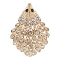 thumbnail image 2 of fenteer 4xCute Rhinestone Hedgehog Porcupine Shape Animal Brooch Pin Gold 4 Pcs, 2 of 8