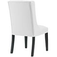 thumbnail image 4 of Hawthorne Collections 19.5" Faux Leather Upholstered Dining Side Chair in White, 4 of 4