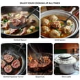 thumbnail image 2 of 304 Stainless Steel Kitchen Cooking Utensils Set - 9 PCS Serving Utensils, Include Skimmer, Soup Ladle, Spaghetti Server, Wok Spatula, Slotted & Soli, 2 of 6