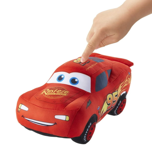 Pixar Cars Peluche de vehiculo Rayo Mcqueen MATTEL NA Walmart en linea