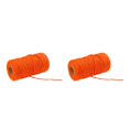 thumbnail image 1 of jesticaly Cotton Cord Rope Crafts Macrame String Solid Color Cotton Yarn Rope Home Textiles 91 .5m orange 2Set, 1 of 6
