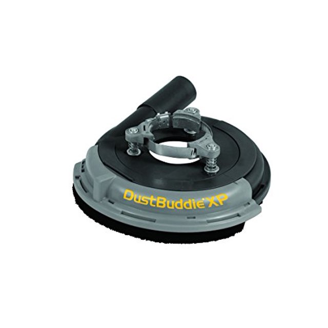 Dustless Technologies D5850 Dust Buddie XP Universal Dust Control Attachment for Grinders, 7", Black/Gray