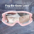 thumbnail image 4 of Gafas de seguridad UKNOW antivaho con lentes transparentes sobre gafas, 4 of 7