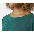 thumbnail image 4 of 32 Degrees Ladies' Short Sleeve Ribbed Top, Gulf Coast Green Large, 4 of 4