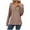 Khaki, variant on Plebaso Women's Casual Sweater Tops Lightweight Knit Long Sleeve Button V Neck Tunic Shirts for Women
