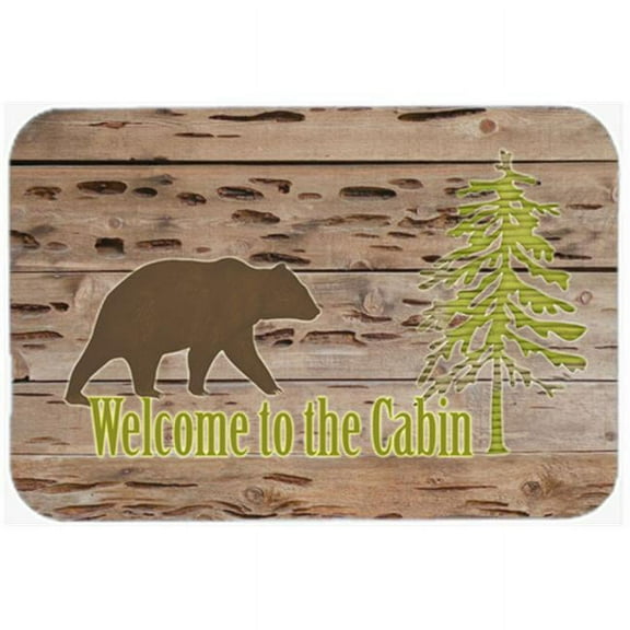 Welcome To The Cabin Glass Cutting Board - Large