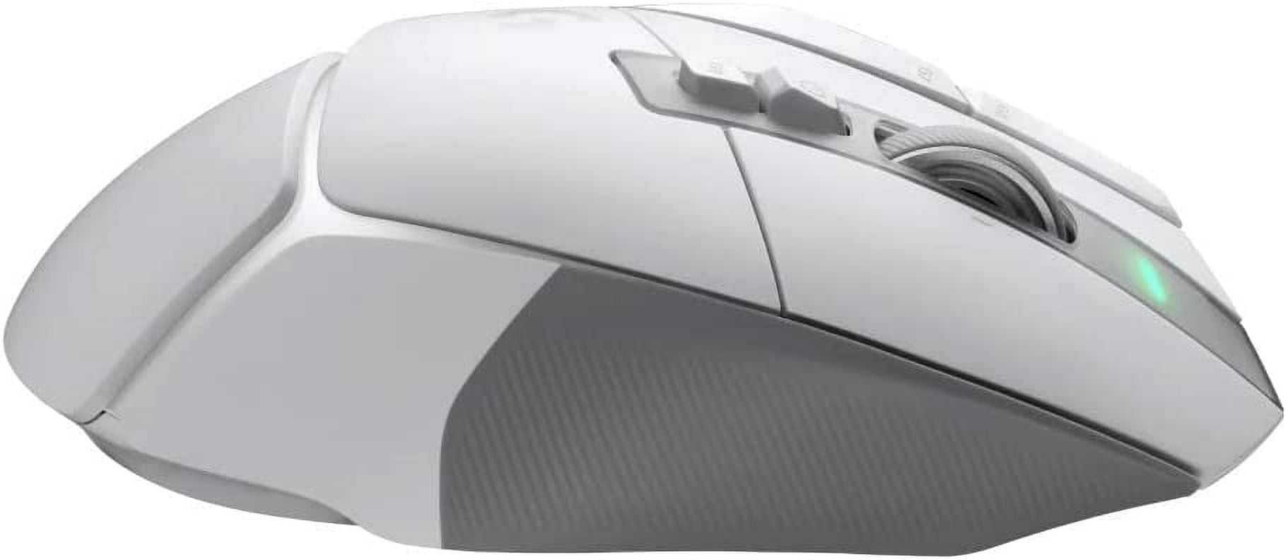 Logitech G502 X Lightspeed Wireless Gaming Mouse (White) with 4