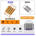 thumbnail image 4 of SKOK 8FT Trampoline with Ladder, 400LBS Capacity, Waterproof, Heavy Duty, Purple, Outdoor/Indoor, 4 of 8
