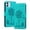 Green, variant on ELEHOLD Case for iPhone 11, Premium PU Leather Wallet Flip Case Folio Cover with Card Holder Kickstand,Red