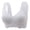 Blue, variant on Bras for Women Seamless No Underwire Ruffle Bottom Full Coverage Soft Comfort Everyday Bra