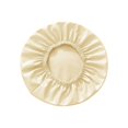 thumbnail image 1 of Housse de Chaise Tabouret Ronde en Cuir PU Imperméable Protecteur de Siège Beige, 1 of 9