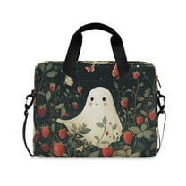 FORMRS 16" Laptop Sleeve Bag Carrying Case with Handle Travel Shoulder Briefcase, Happy Ghost